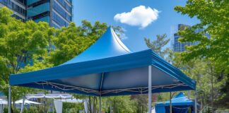 nadmuchiwany namiot zewnętrzny